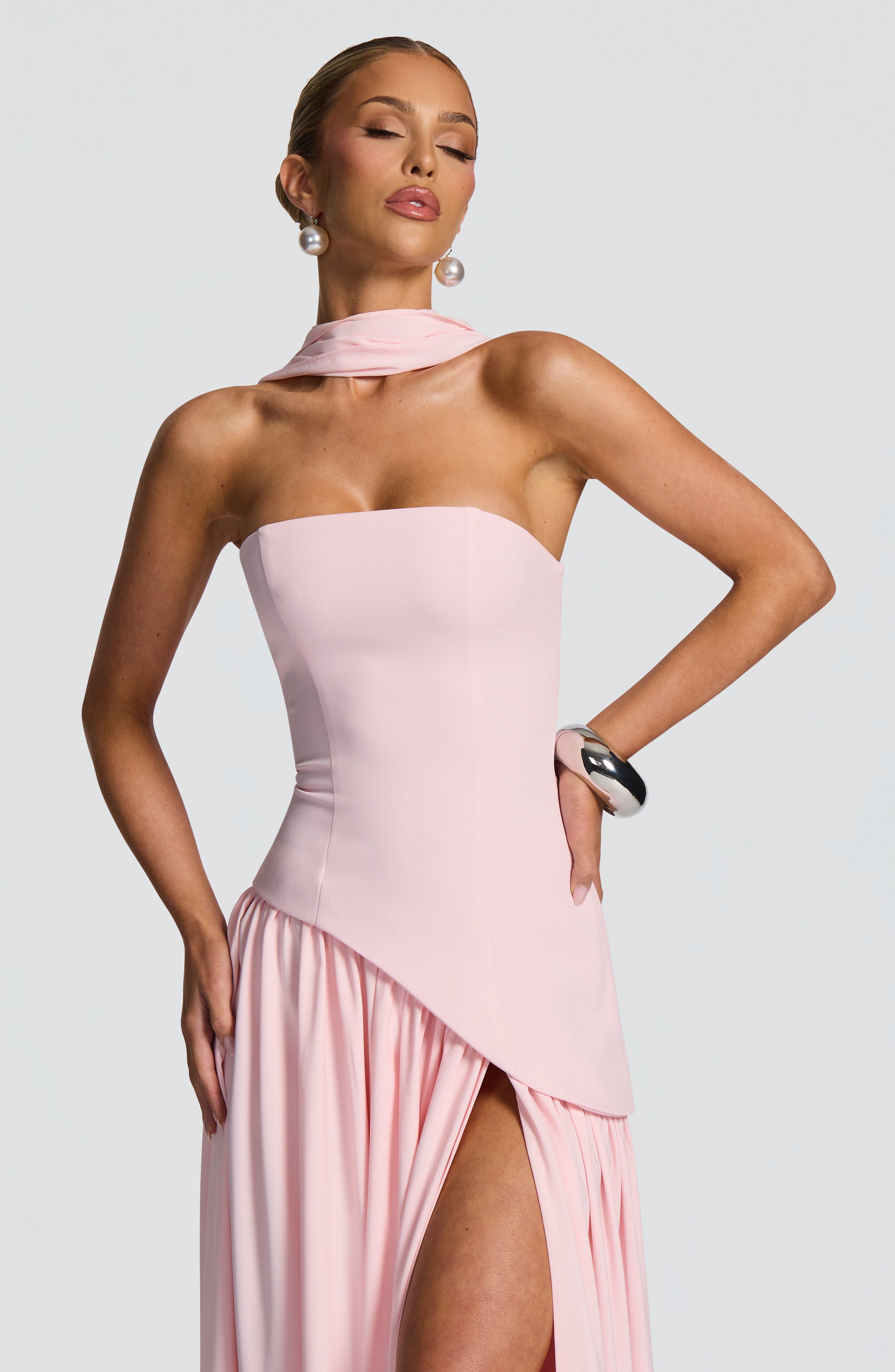 Maliyah Maxi Dress - Baby Pink