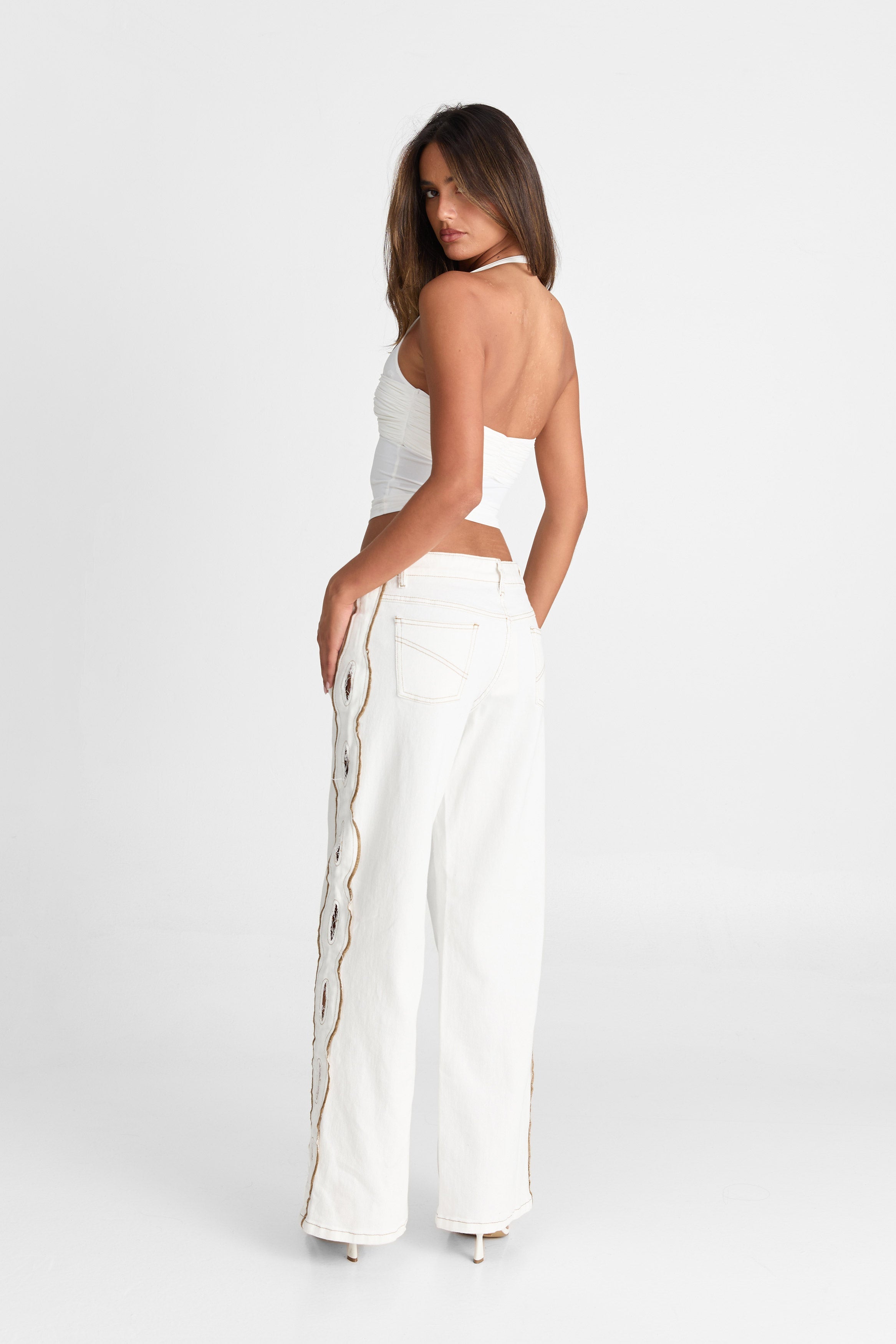 Cairo Jean White