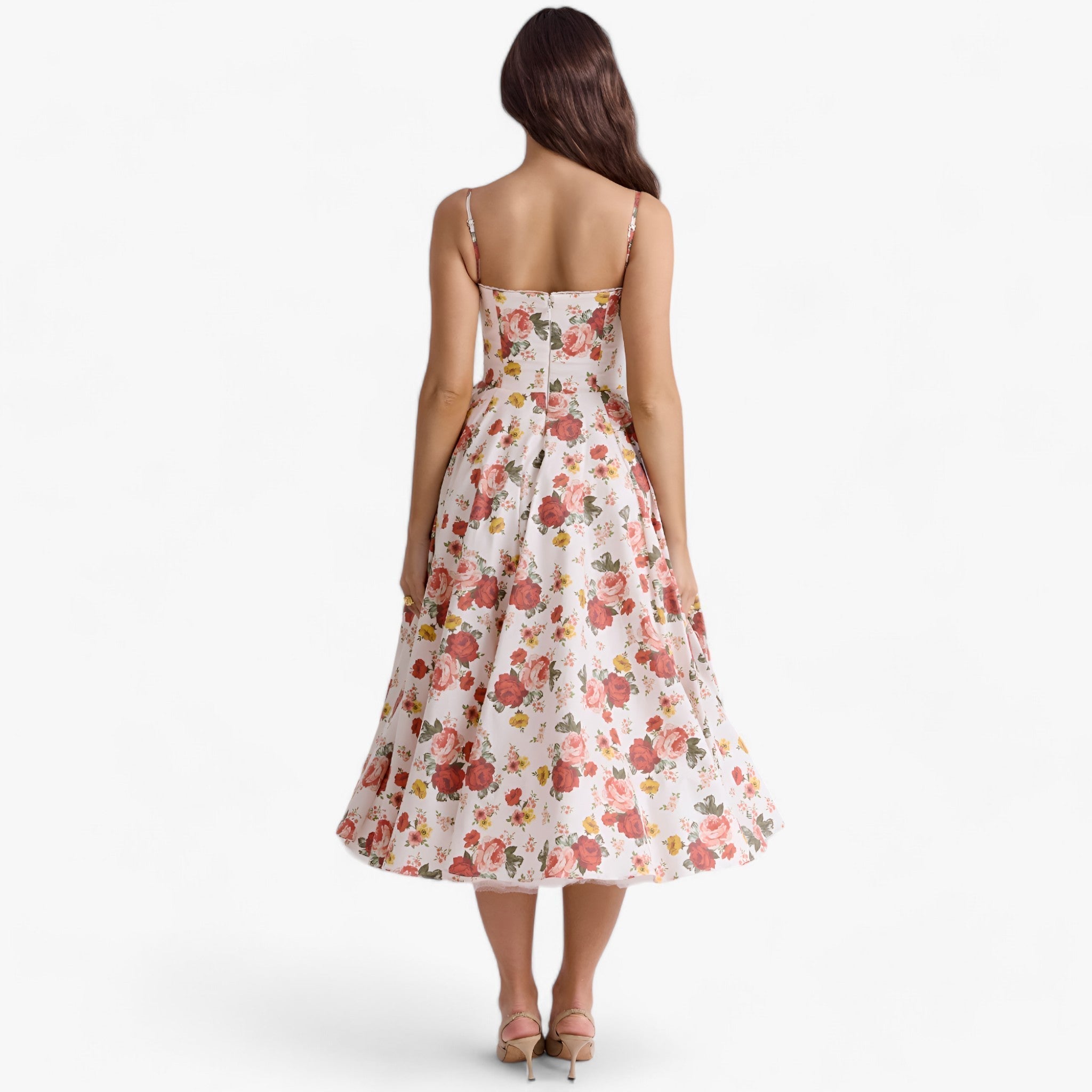 Long Gala Dress with an Elegant Wide-Cut Design