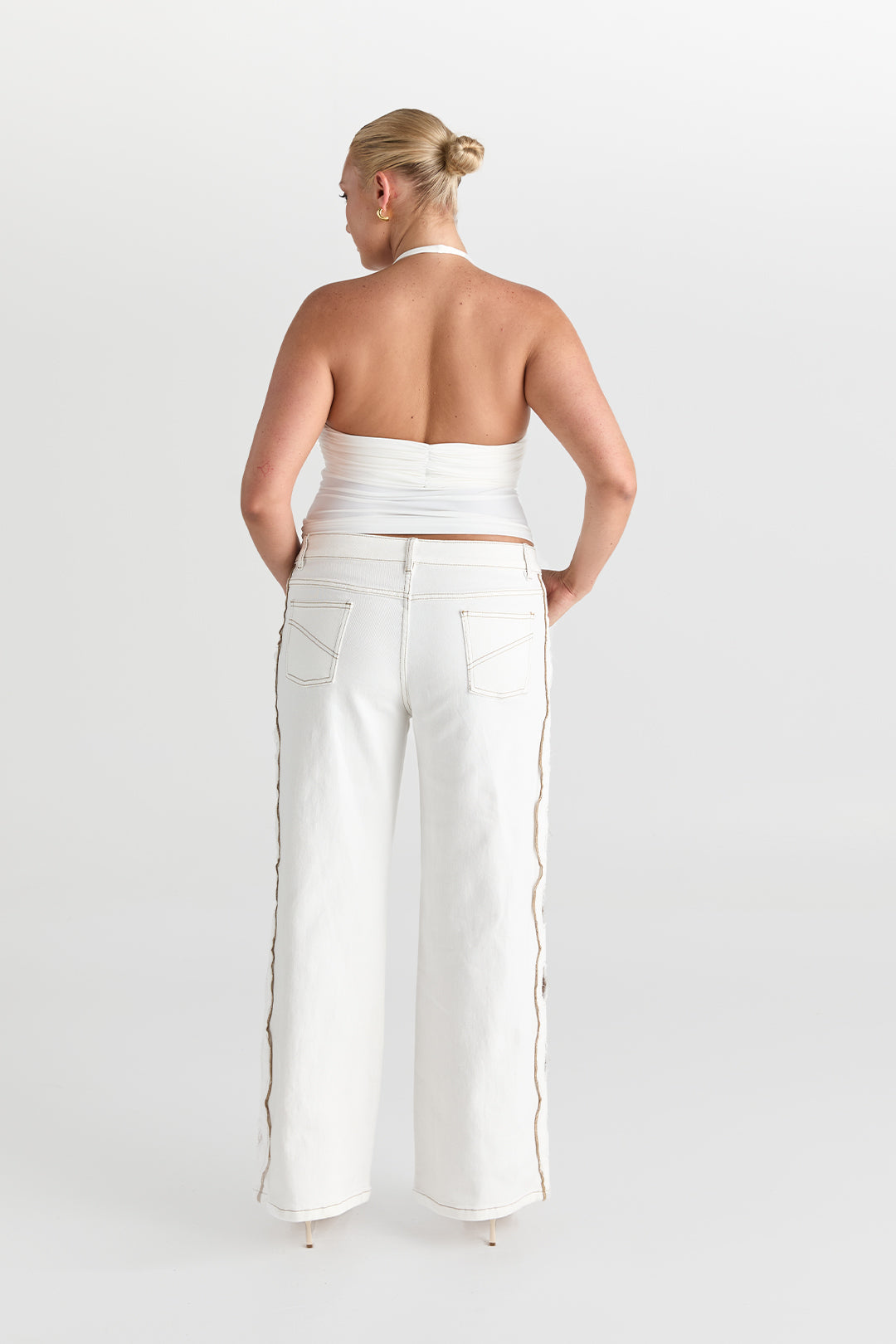 Cairo Jean White