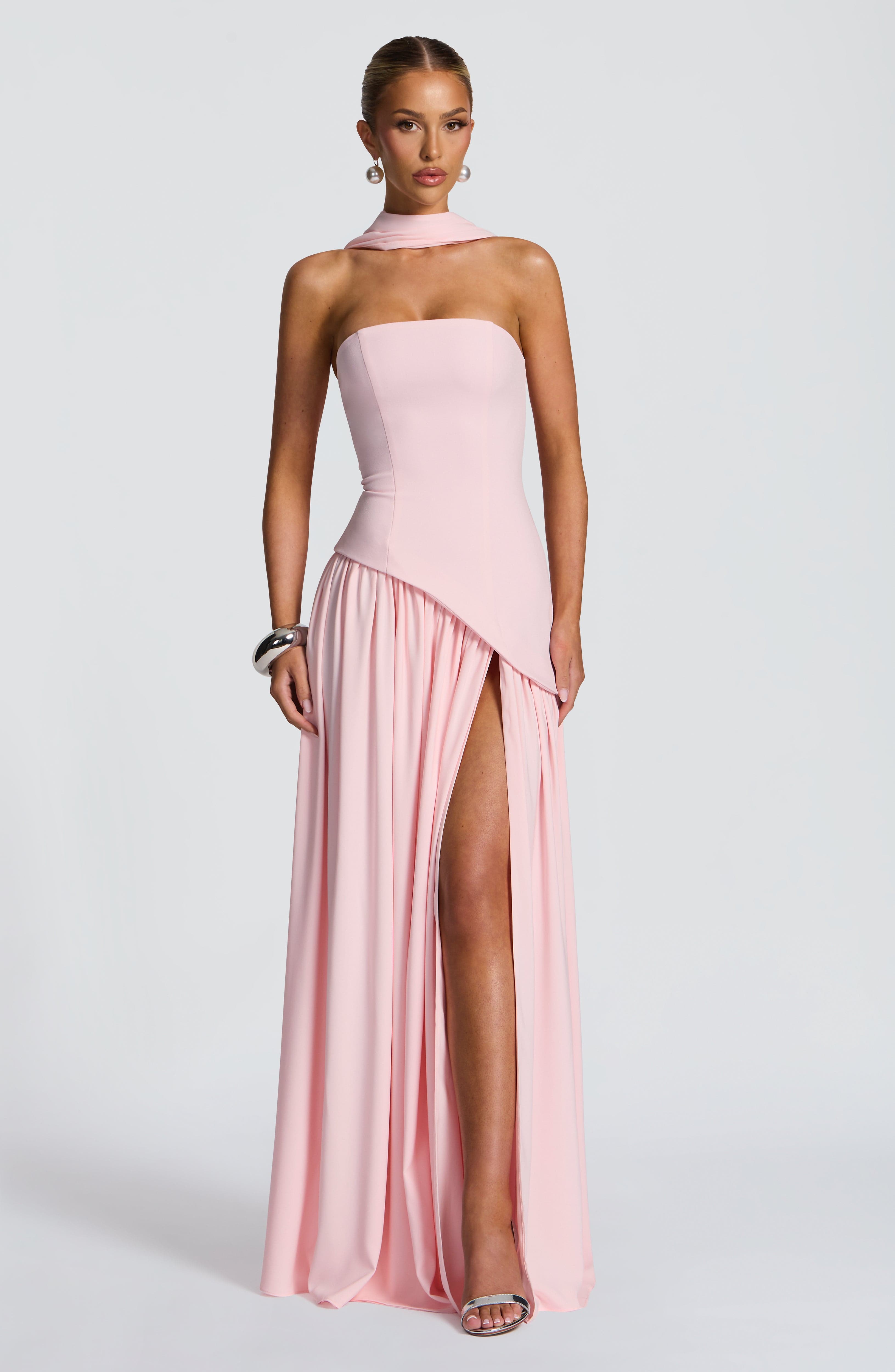 Maliyah Maxi Dress - Baby Pink